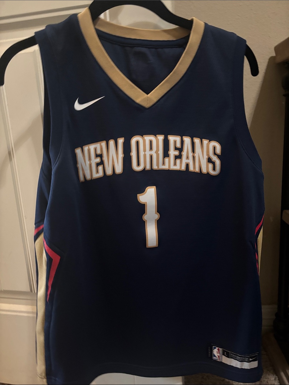 Zion Williamson pelicans jersey